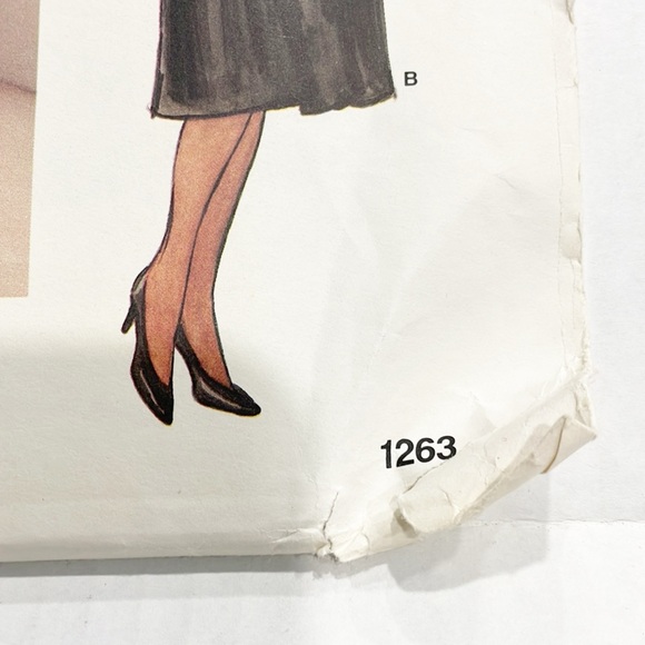 UNCUT Vogue Calvin Klein Sewing Pattern 1263 Dress Vintage 90s Evening Sz 12 - Picture 2 of 6